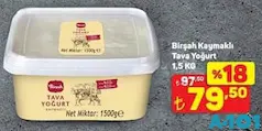 BİRŞAH KAYMAKLI TAVA YOĞURT 1,5 KG BİRŞAH KAYMAKLI TAVA YOĞURT 1,5 KG
